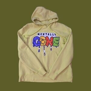 Amazon Essentials Yellow Graphic Hoodie